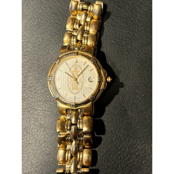 Accutron Gold Tone Men’s Watch. New Battery. - Picture 11 of 11